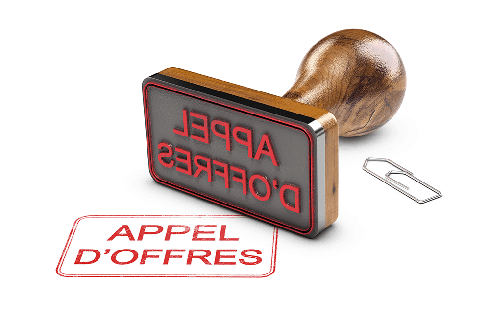 tampon appel d offre