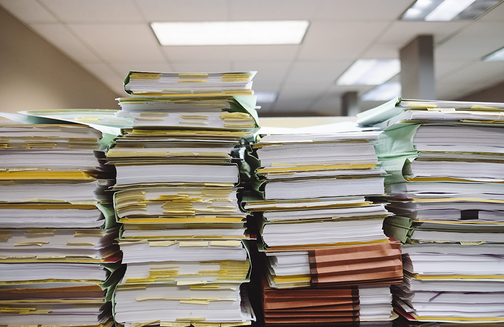 tri, préparation des documents comptables